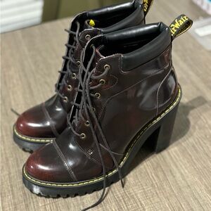 Dr. Martens leather combat boots size 10